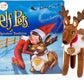The Elf on the Shelf Elf Pets Reindeer Plush, Reindeer Tradition Story Book, and Cheer Checkup Vet Accessory Set (Multi-Item Bundle)