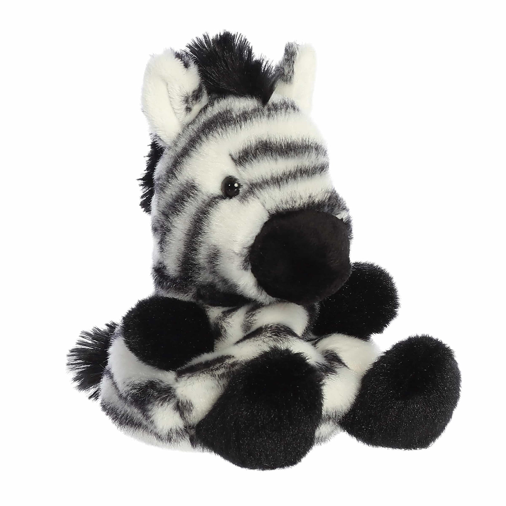 Aurora® Adorable Palm Pals™ Grévy Zebra™ Stuffed Animal - Fun Collectible Plush for Kids and Adult Collectors - Perfect for Decorating Rooms