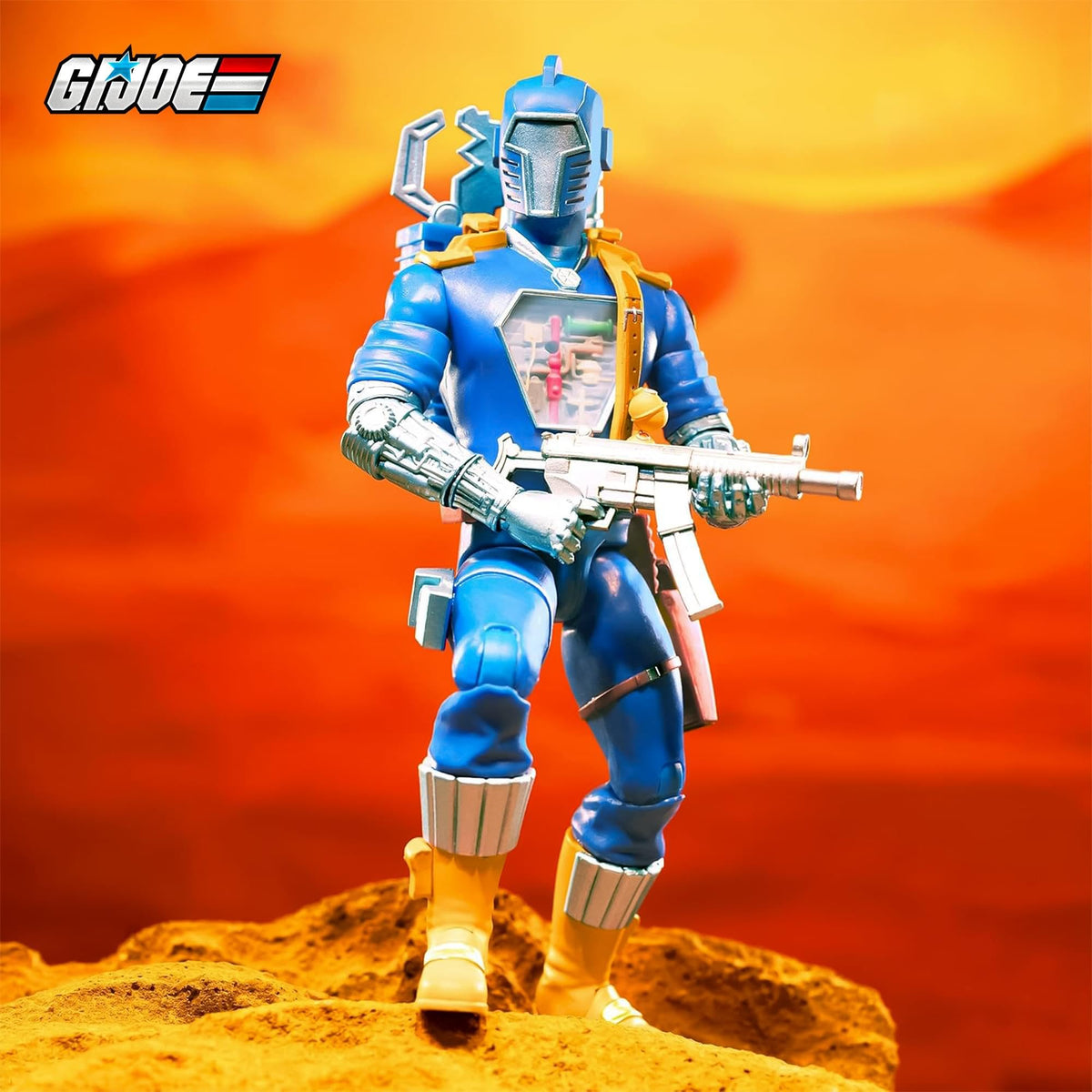 Super7 ULTIMATES! G.I. Joe Cobra B.A.T. (Comic) - 7" G.I. Joe Action Figure with Accessories Classic Cartoon Collectibles and Retro Toys