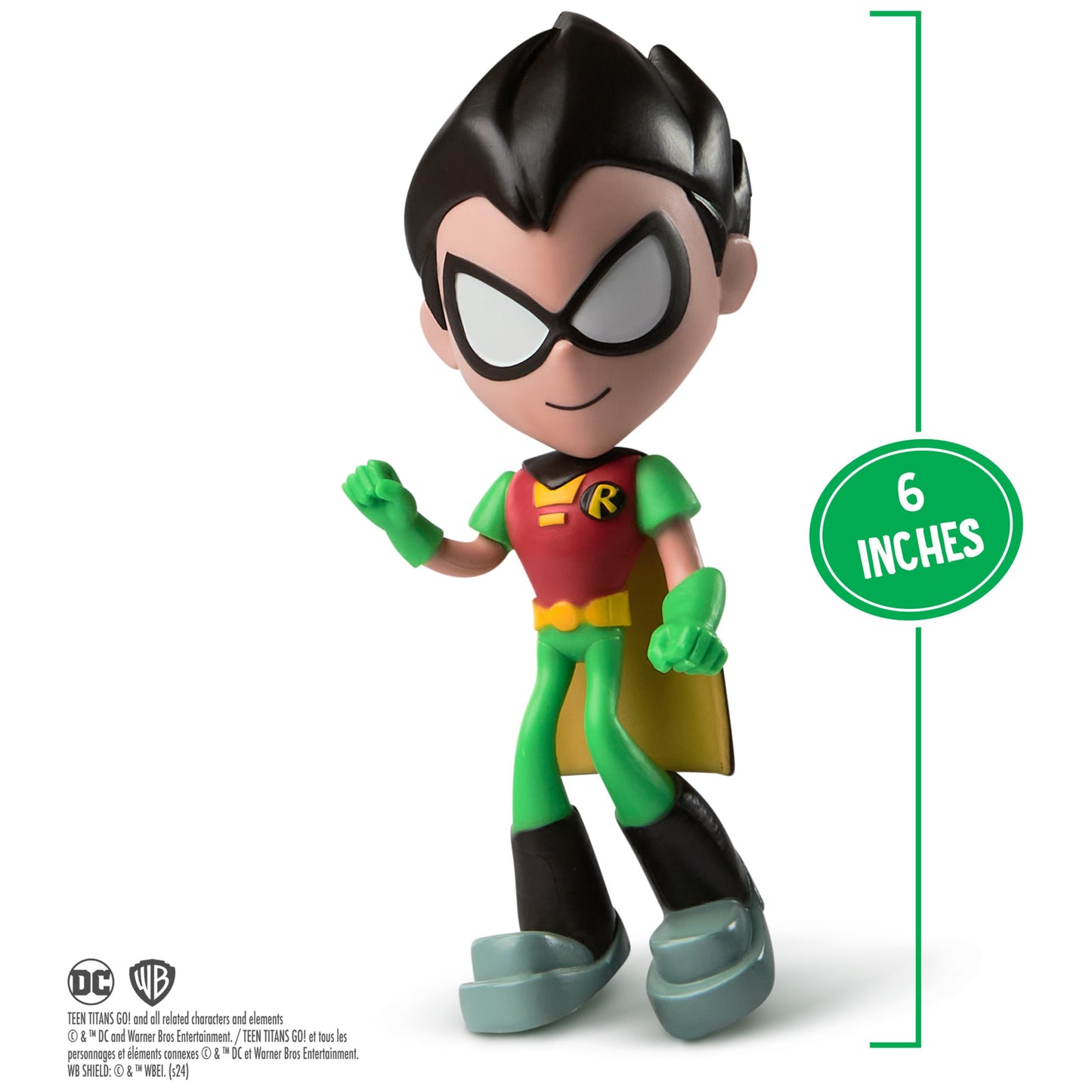 DC Comics Teen Titans Go! Twisty Titans Robin, Flexible Action Figure