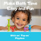 Silly Suckers Suction Toy Set - Educational Baby Bath Toys - Sensory Montessori Building Game - Toddler Bath Toys - Interactive, Creative Suction