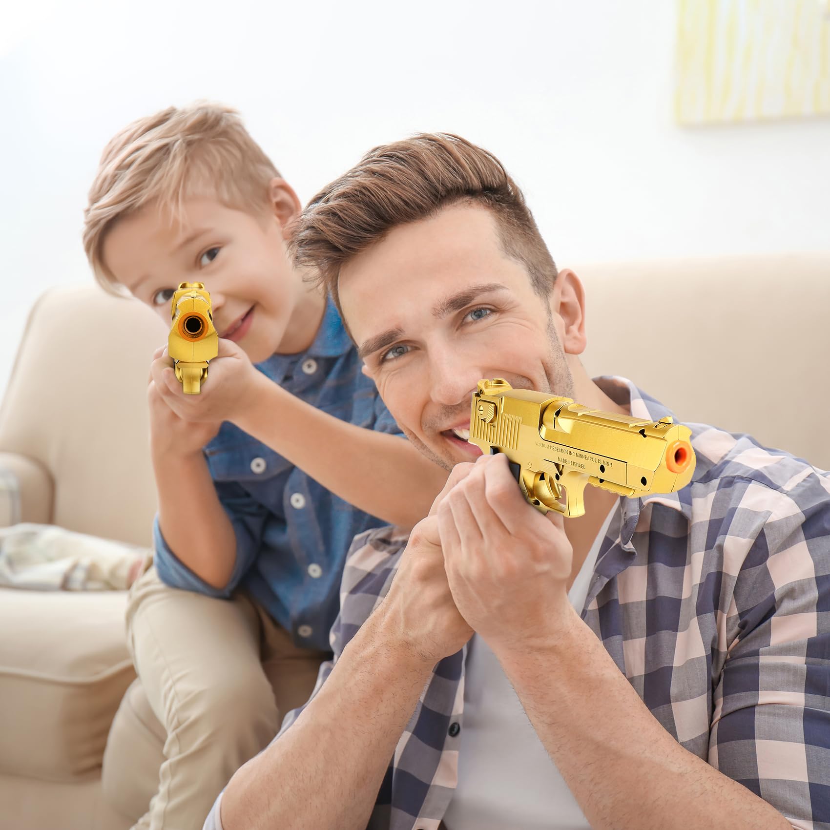 Toy Gun with Soft Bullets, Reloading Rebound Shell Ejecting Shooting Games Soft Foam Blaster, Education Model Toys, Birthday for Boy Age14+ Years Old