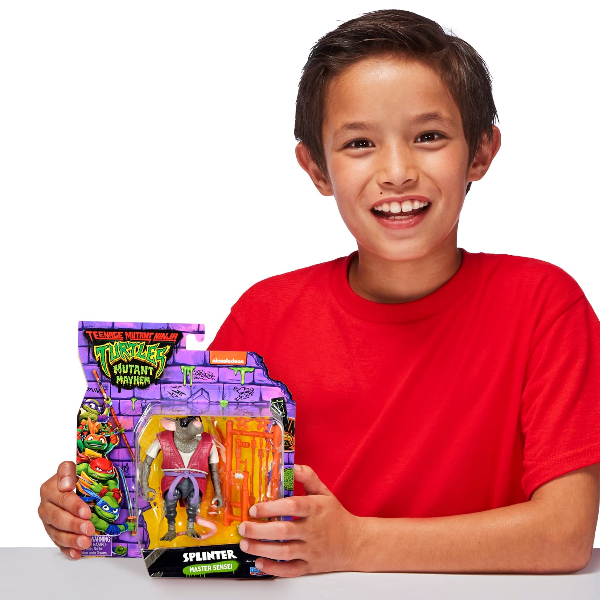 Teenage Mutant Ninja Turtles: Mutant Mayhem 4” Splinter Basic Action Figure by Playmates Toys