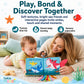 Fish Baby Books Toys, Touch Feel Cloth Crinkle Books for Babies,Baby Infant Toys 0-6, 6-12,12-18 Months,Newborn,Early Learning Education, Baby Gifts