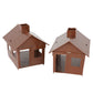 BMC Classic MPC Bunkhouse Barracks - Brown Plastic Army Men Cabin House Building
