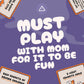 Go F Yourself Mom! Grown Up Go Fish Card Game, Funny Gag Gift Card Deck