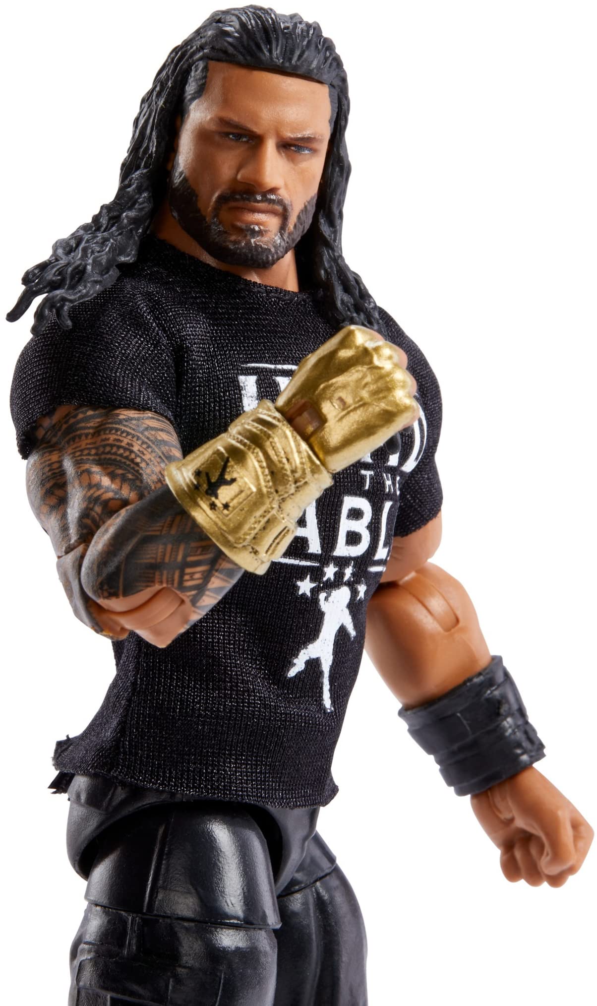 WWE Roman Reigns Top Picks Elite Collection Action Figure with Entrance Shirt, 6-inch Posable Collectible Gift for WWE Fans Ages 8 Years Old & Up
