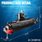 Finger Rock Nuclear Submarine Building Set, WW2 Historical Military Series Submarine Model Set, Collection Birthday Gifts Toy for Teens and Adults 14+