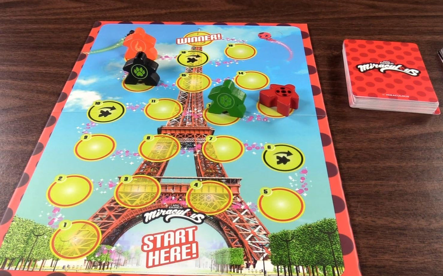 Miraculous Board Game - Race to the Top of the Tower - Fun Action Game for Kids | Super Hero Adventure Game Featuring Ladybug, Cat Noir & Friends