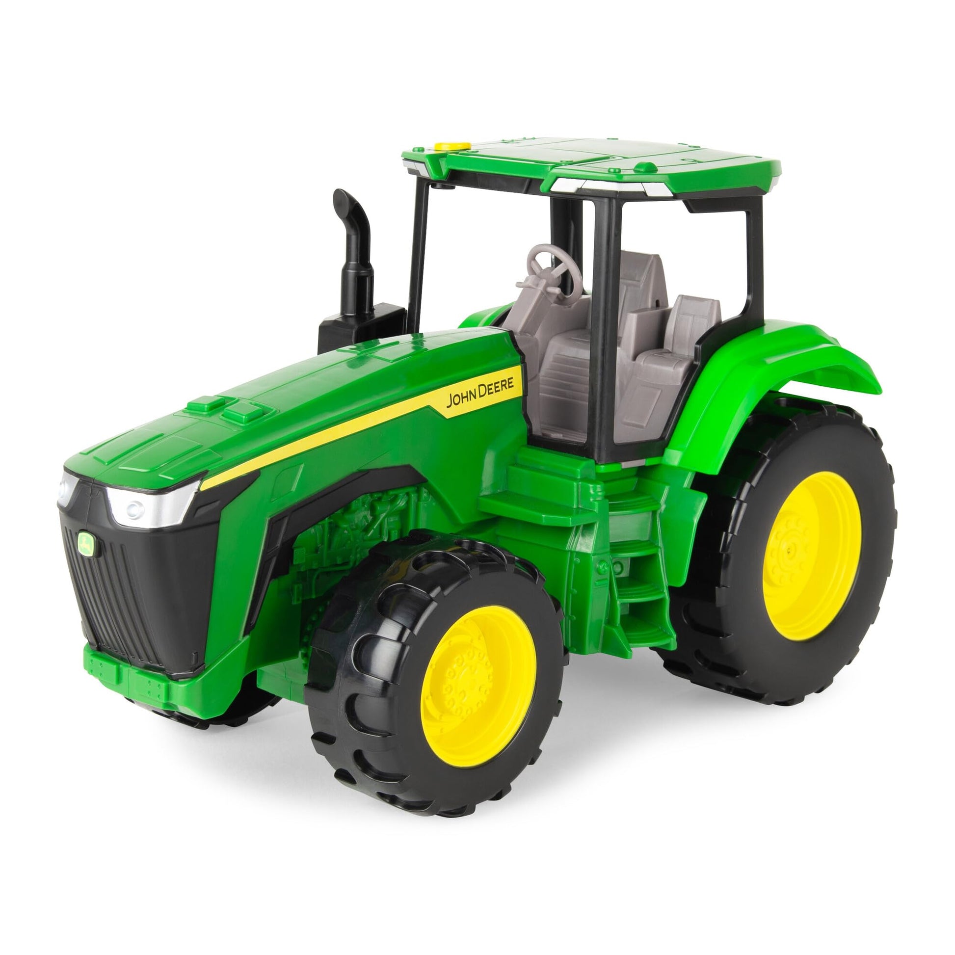 TOMY John Deere Lights & Sounds Tractor Toy - Free-Rolling Wheels and Realistic Electronic Lights and Engine Sounds - Indoor or Outdoor Play - Kids