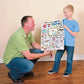 Color Your Own All About Dad Poster - Set of 30 - Father's Day Craft Gifts for Kids and Fun Home Activities