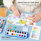 Shuttle Art 16 Colors Watercolor Paint Set Bulk, Pack of 24, Watercolor Paint Set with Paint Brushes for Kids and Adults, Washable Paint