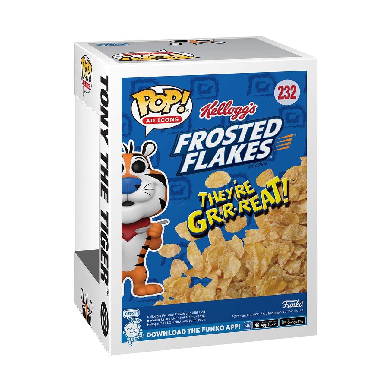 Funko POP AD Icon: Kellogg's - Tony The Tiger - ('84) - Kelloggs - Collectable Vinyl Figure - Gift Idea - Official Merchandise - for Kids & Adults
