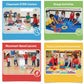 Gear Shaped Stem Floor Clings - 26 Pieces - Educational and Learning Activities for Kids