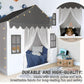 Kids Play Tent with Padded Mat, Kids Tent Playhouse Tent for Kids Ages 4-8