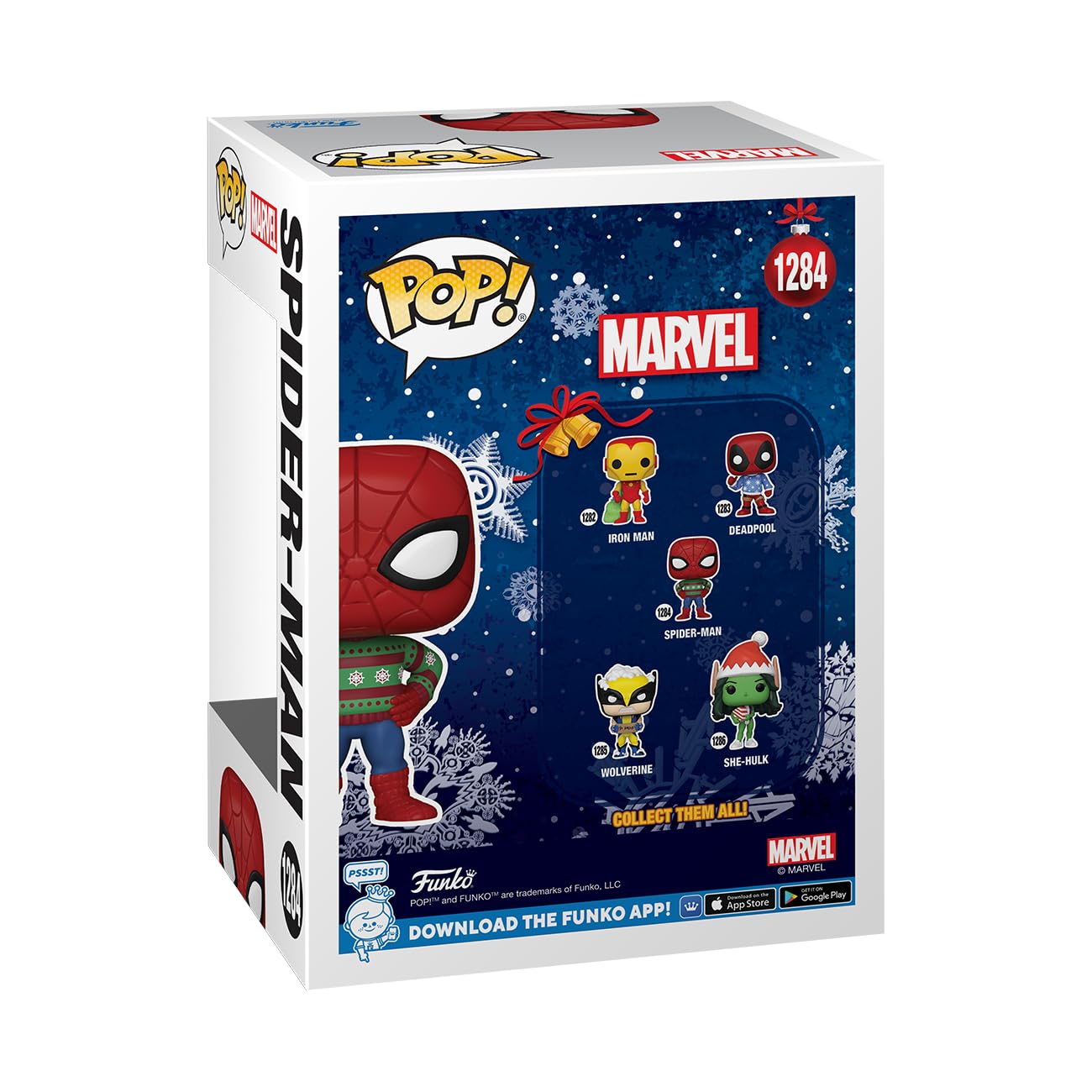Funko POP! Marvel: Holiday - Spider-Man - (SWTR) - Marvel Comics - Collectable Vinyl Figure - Gift Idea - Official Merchandise - for Kids & Adults