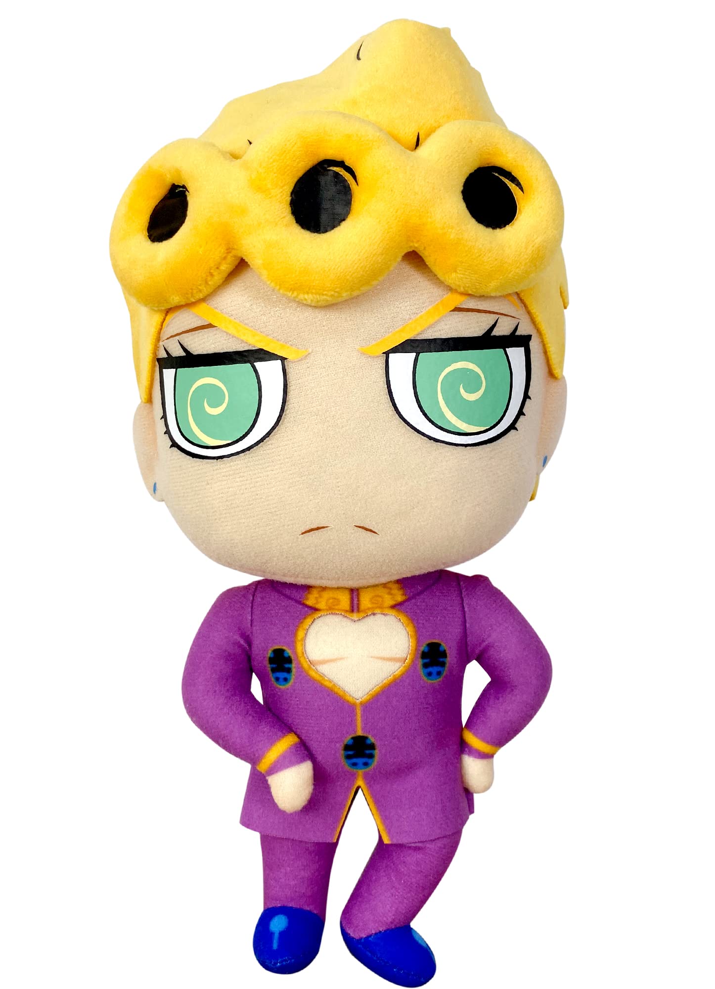 Great Eastern Entertainment JoJo's S4- Giorno Sd Pose Plush 8" H, Multi-Colored (77195)