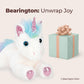 Bearington Rainbow Shimmers Unicorn Stuffed Animal - 10" Fluffy and Cuddly White Stuffed Unicorn Plush with Soft Plush Fur for Play and Cuddles
