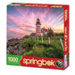 Springbok Puzzles - West Quoddy Head Lighthouse - 1000 Piece Jigsaw Puzzle - Large 30 Inches by 24 Inches Puzzle - Made in USA - Unique Cut