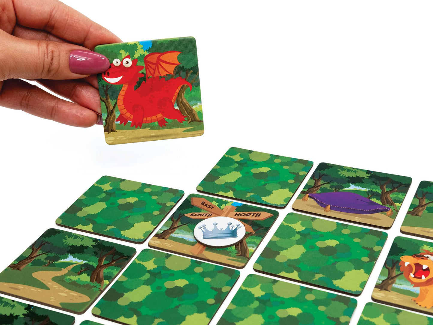Outset Media Crown The Unicorn - The Game of Search and Find - 2 to 6 Players Ages 4 and up