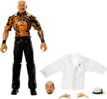 Mattel WWE Elite Collection Action Figure & Accessories, Series #99 Happy Corbin 6-inch Collectible with 25 Articulation Points & Swappable Hands