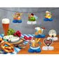 9 Pcs Oktoberfest Honeycomb Centerpieces