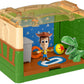 Disney and Pixar Minis Stackable Stories Toy Story Andy’s Room Toy, Detailed Movie Scene Case with 2 Mini Figures, Play Platform, Woody & Rex