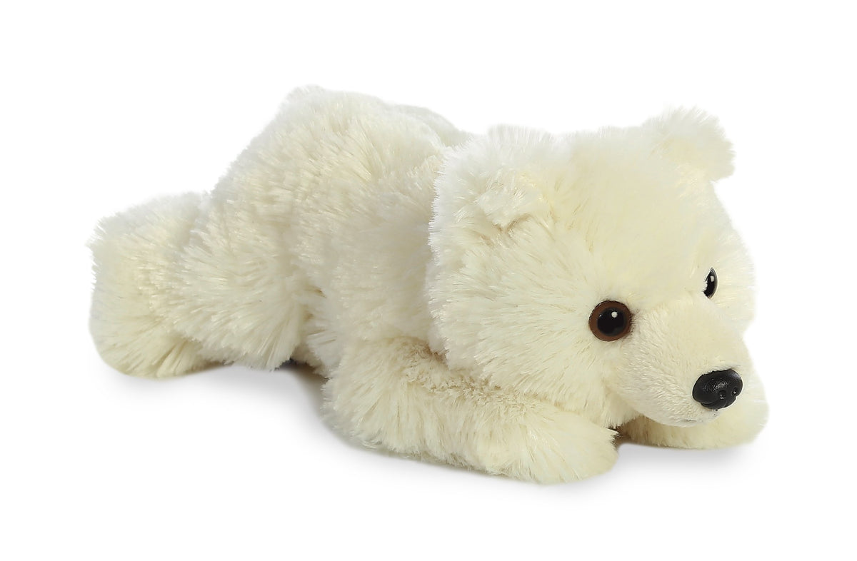 Aurora Mini Flopsie 9" Polar Bear Adorable Stuffed Animal