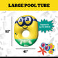 Giant Minions Inflatable Pool Float, Despicable Me Swim Ring, Large Novelty Character Float for Pool Parties and Outdoor Summer Fun