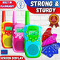 Waka Waka Walkie Talkies for Kids (3 Pack, Yellow, Red, Green) - Long Range Two-Way Walkie Talkie Set with Bandanas and Whistles Included - Great for
