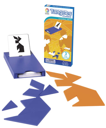 Tangoes SmartGames Classic Tangram Logic Puzzle Game with 54 Challenges Brain Teaser for Ages 5+