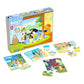 Bluey Wooden Puzzle 5 Pack - Bluey Wood Puzzles Bundle with Holding Tray, Stickers and More | Bingo Jigsaw Puzzles for Kids