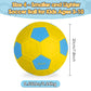 RORLAND Swerve and Curve Size 4 Soccer Ball,Soccer Training Ball with Special Panels to Play, Outdoor Indoor Activities Games, Kids Fun Football