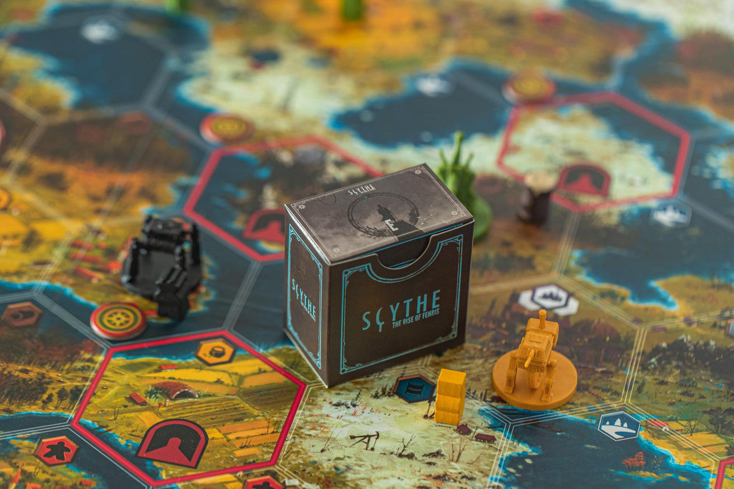 Stonemaier Games: Scythe: The Rise of Fenris by Ryan Lopez DeVinaspre & Jamey Stegmaier | 8 Episode Scythe Campaign and 11 Modules, Including