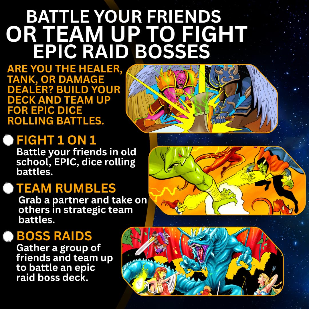 Ward TCG: Booster Pack Undead Invasion (Gen 2)- Remastered - Intense Dice Battles - Retro Art - Legendary Card Collecting (Booster Pack Includes 12