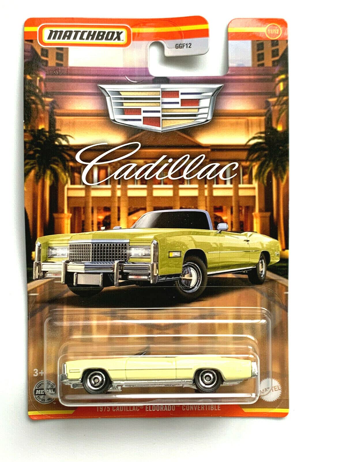 Matchbox 1975 Cadillac Eldorado Convertible - Cadillac Series 11/12 [Pastel Yellow]