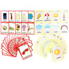 Set of Clothing and Weather Flash Cards for Toddlers | Kids Learning Flashcard & Montessori Pocket Cards Toys | Perfect for Pre-K Decor Background