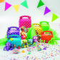 Fun Express Fuzzy Bright Neon Stuffed Happy Monkeys, 5 1/2", 12 Pc.
