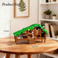 Folk Cabin Building Set, Folk House Compatible with Lego Forest Cabin House Building Creative Collection Toys, Mysterious Cabin Model,Christmas