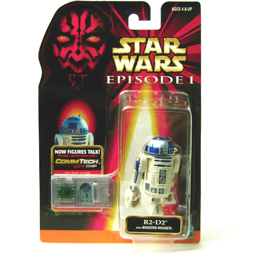 Star Wars Episode I: The Phantom Menace, R2-D2 (Booster Rockets) Action Figure, 3.75 Inches