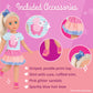 Glitter Girls - 14-Inch Doll Clothes - Poodle Cuddles Fashion Outfit with Hair Bow - 3+ Years- Children’s Toys