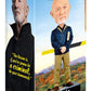 Royal Bobbles Better Call Saul Mike Ehrmantraut Collectible Bobblehead Statue