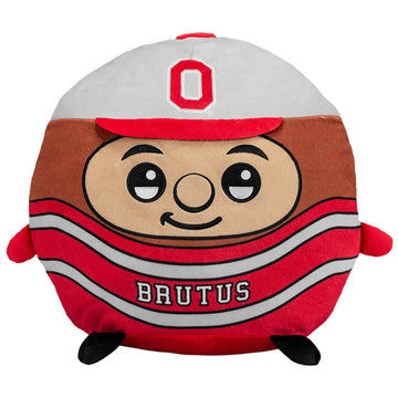 Sleep Squad Ohio State Buckeyes Brutus 12" Kiri Cloud Plushie - Official Collegiate Plush