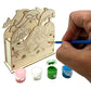 Oojami Wooden Dolphin Beach Crafting Kit: 12 DIY Unfinished Dolphin Beach Decoration Party Favors Supplies Ideal for Kids and Adults of All Ages