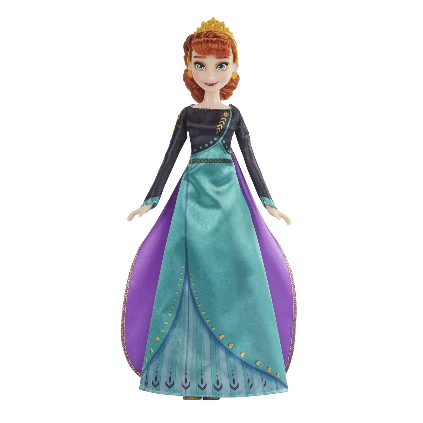 Disney Frozen 2 Queen Anna Fashion Doll, Dress, Shoes, and Long Red Hair, Toy for Kids 3 Years Old and Up