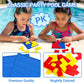 HEGYINI Pool Diving Block Puzzle Game for Kids - Underwater Sinking Building Block Set, Multi-Shape Geometric Swim Toy for Summer Pool Party, Ages 6+