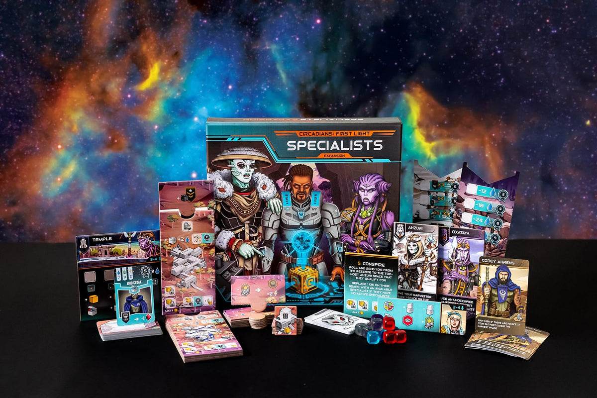 Renegade Game Studios Circadians First Light Specialists Expansion Board
