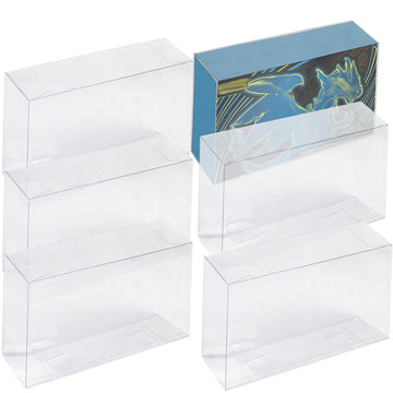 XEMMDX Protector Case for Mega CHARZRD X ex Ultra-Premium Collection UPC and 151 UPC, Clear Premium Collection Boxes for Displays or Storage (5pcs)