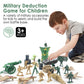 Divwa Army Men Toys for Boys 8-12, Military Soldier Army Base 160 Pcs Set Including WW2 Khaki Green Plastic and Accessories with Handbag for Kid