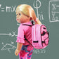 American Fashion World Doll Pink Sequin School Backpack for 18-Inch Dolls | Premium Quality & Trendy Design | Dolls Accessories for Popular Brands